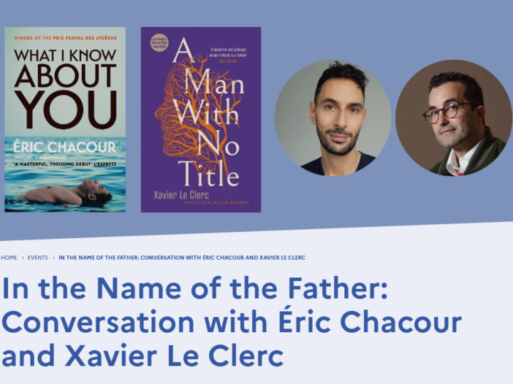 In the Name of the Father: Conversation with Éric Chacour and Xavier Le Clerc