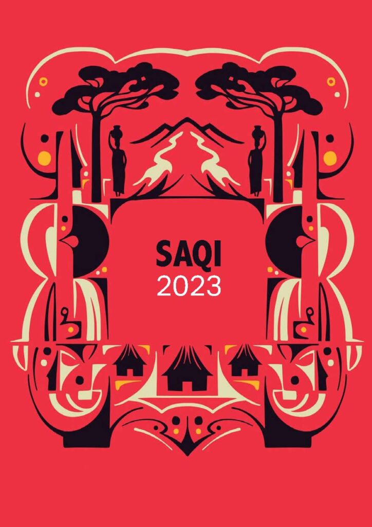 Saqi 2023 catalogue front cover